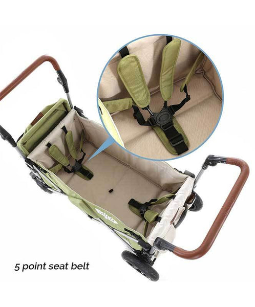 Keenz 7s Strollerwagon - Green