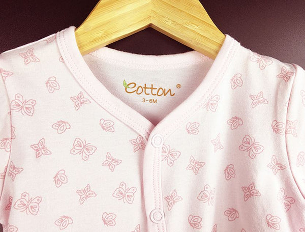 Eotton Organic Baby Onesie - long sleeve - pullover - 5 prints