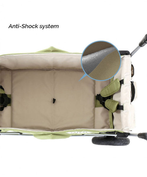 Keenz 7s Strollerwagon - Green