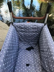 Strollerwagons Liner for Keenz 7s - Chevron/Lightning bolts