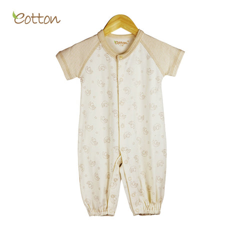 Eotton Organic Baby Onesies - short sleeve - one piece - lullaby print