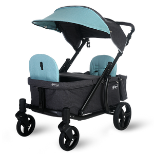 Pronto One Strollerwagon - Mint with black frame - Starter package
