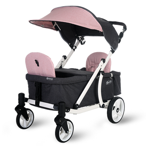 Pronto One Strollerwagon - Pink with white frame - Starter package