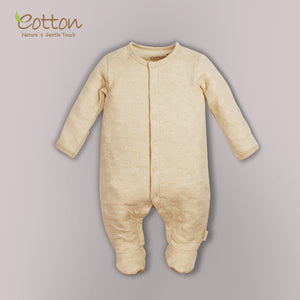 Eotton Organic Baby Romper - long sleeve -footed romper - Airlayer fabric