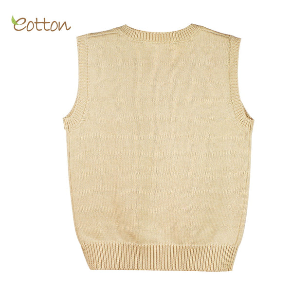 Eotton Organic Baby Toddler Cable Knit Vest