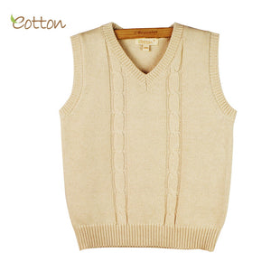 Eotton Organic Baby Toddler Cable Knit Vest