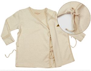 Copy of Eotton Organic Baby Kimono style tie up tee/top - 3 prints