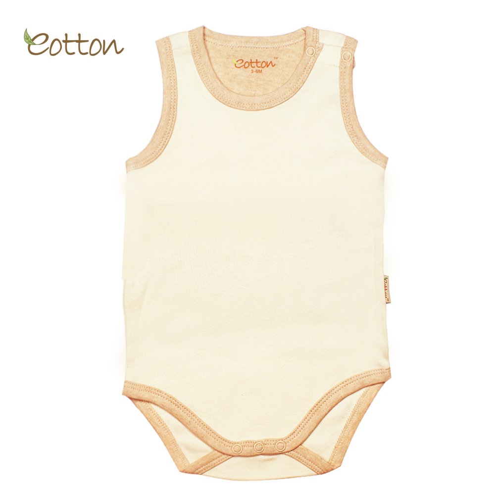 Eotton Organic Baby Tank Top Onesie - muscle bodysuit - 3 prints