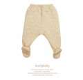 Eotton Organic Baby Footed Pants - quilted - airlayer
