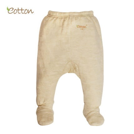 Eotton Organic Baby Footed Pants - quilted - airlayer