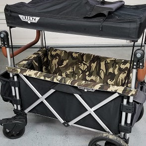 Combo Special 2 Liners for Keenz 7s Camo and Chevron Strollerwagons